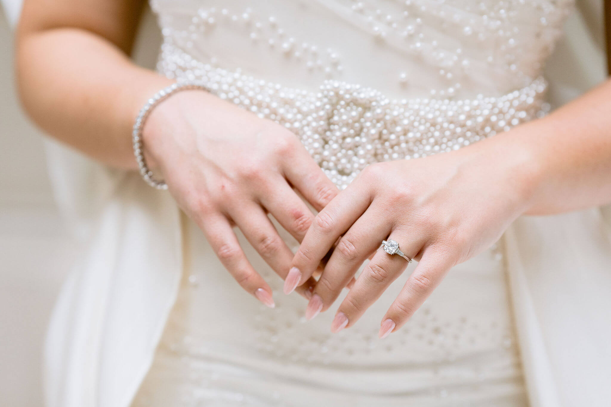diamond engagement ring close up