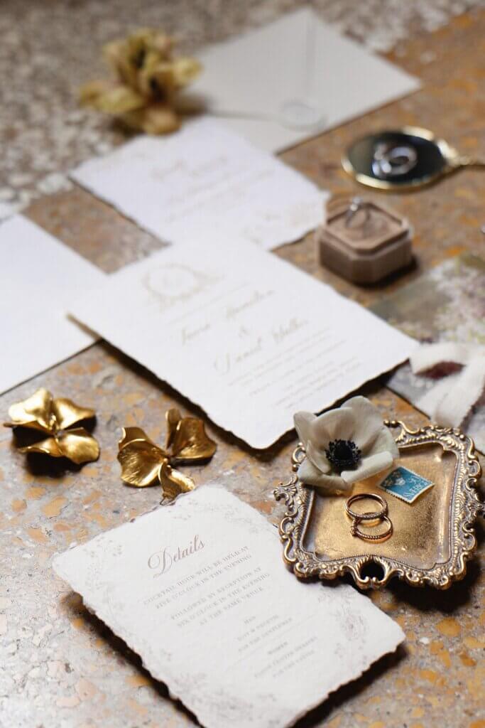 stationery suite flatlay