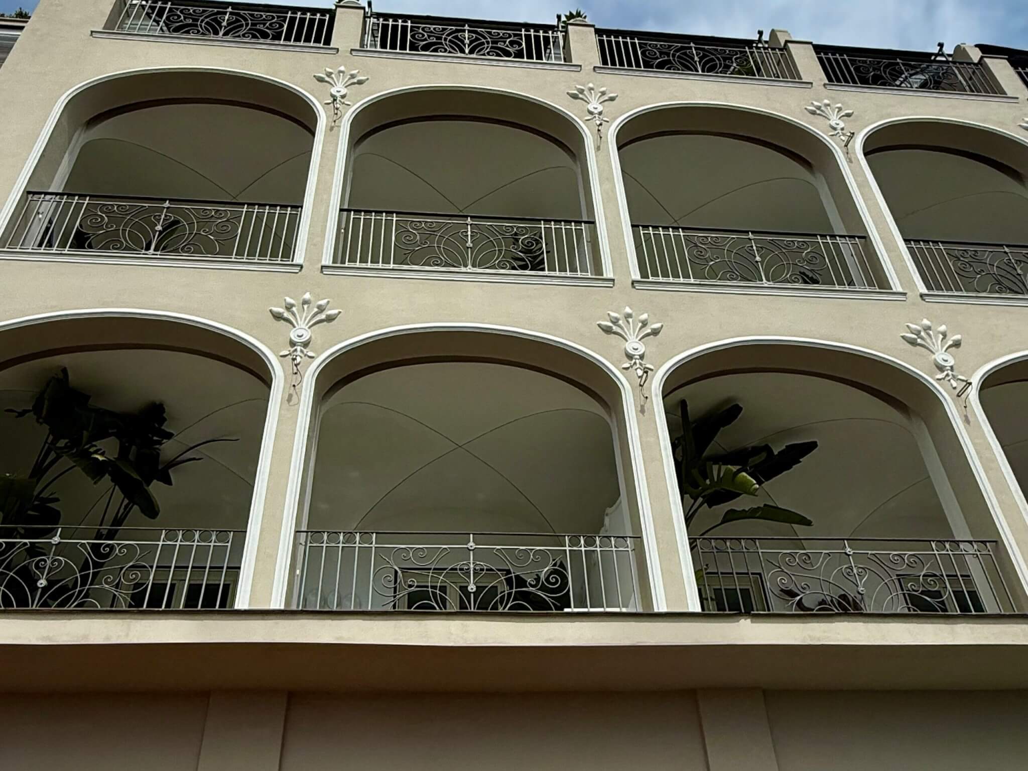 Tiberio Pace hotel Capri guests hotel room block view from the pool booked by Wedding planner